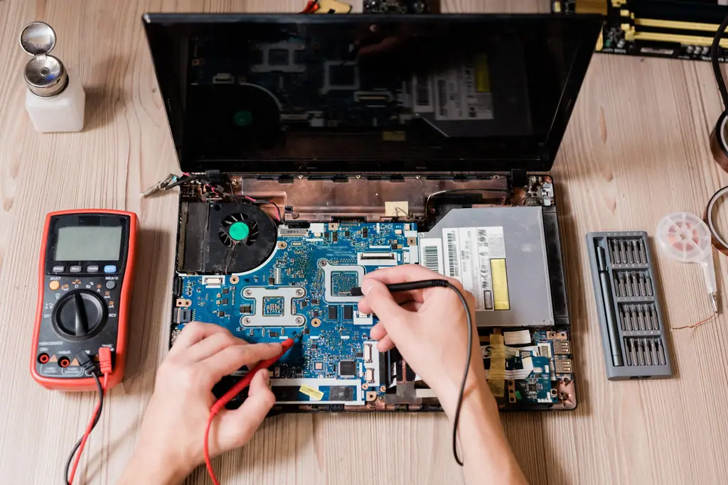 Laptop motherboard diagnostics